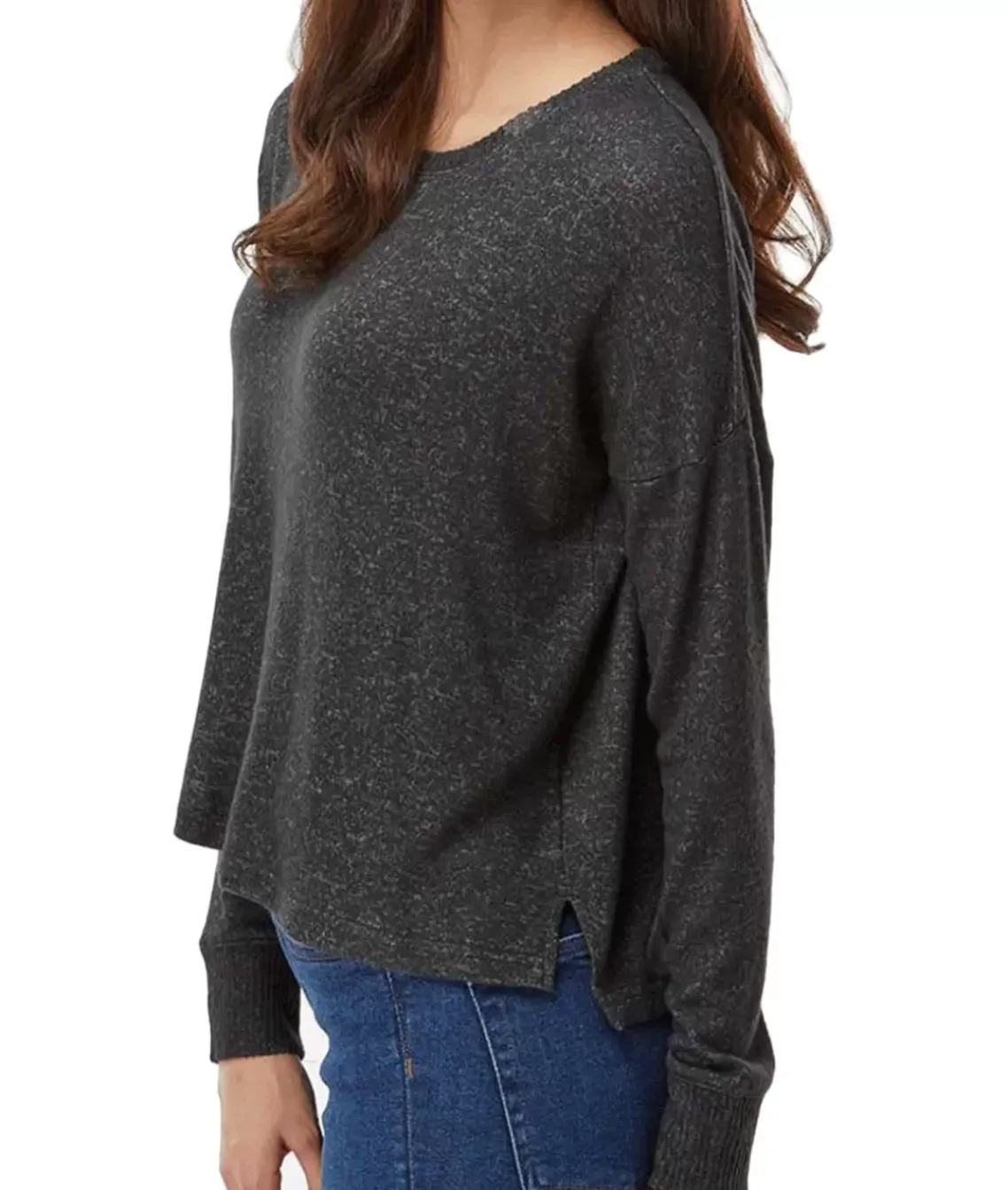 Women'S Ridiculously Soft Cuddle Fleece Boxy Pullover