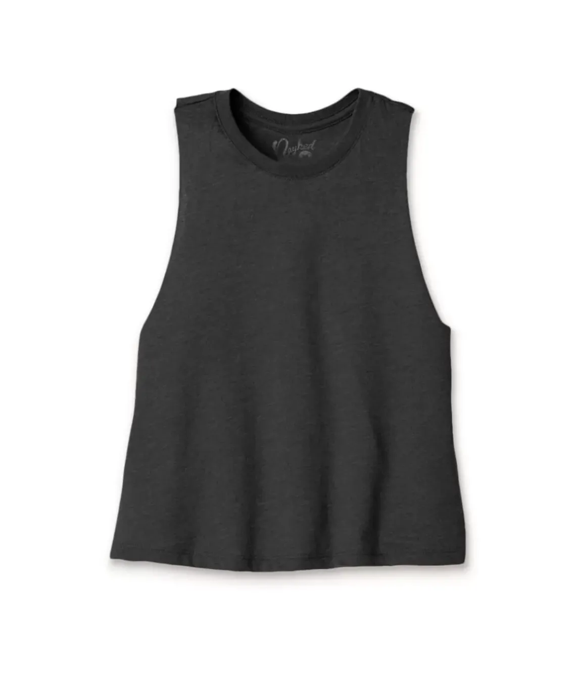 Women'S Ridiculously Soft Cropped Racerback Muscle Tank