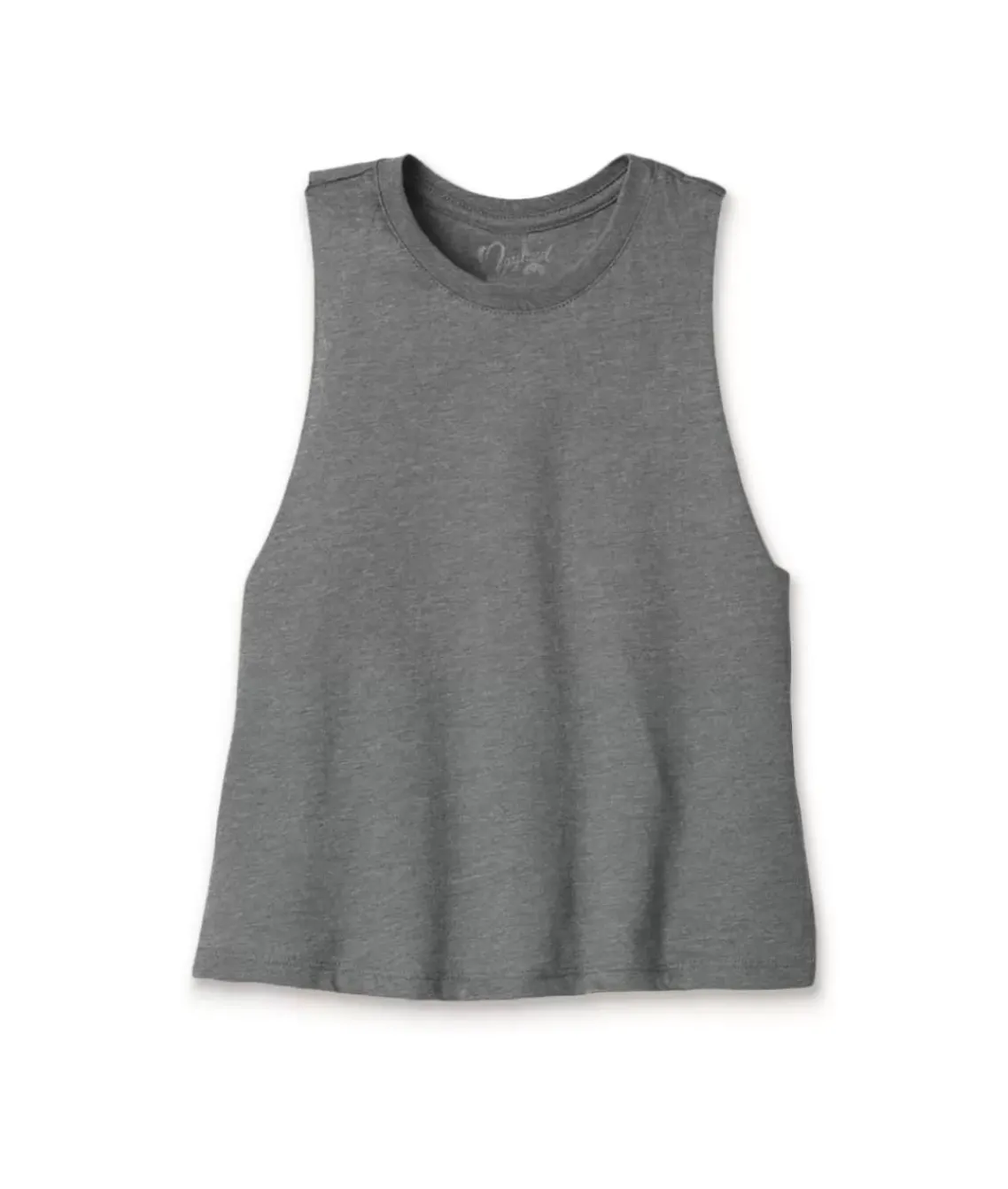 Women'S Ridiculously Soft Cropped Racerback Muscle Tank