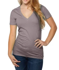 Women'S Ridiculously Soft Deep V-Neck T-Shirt
