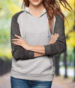 Women'S Ridiculously Soft Raglan Fleece Hoodie