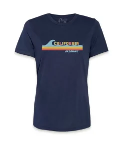 Women'S Ridiculously Soft Midweight Graphic Tee | California Dreaming