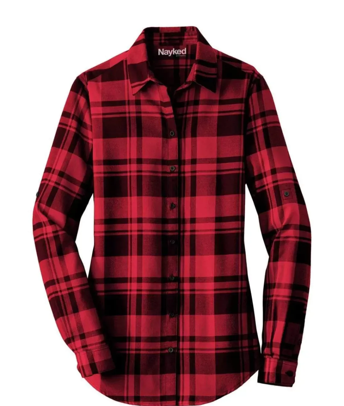 Women'S Ridiculously Soft Plaid Flannel Tunic Shirt