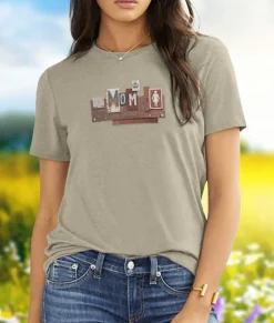 Women'S Ridiculously Soft Midweight Graphic Tee | License Plate Art: Mom