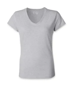 Women'S Ridiculously Soft 100% Cotton Fitted V-Neck T-Shirt