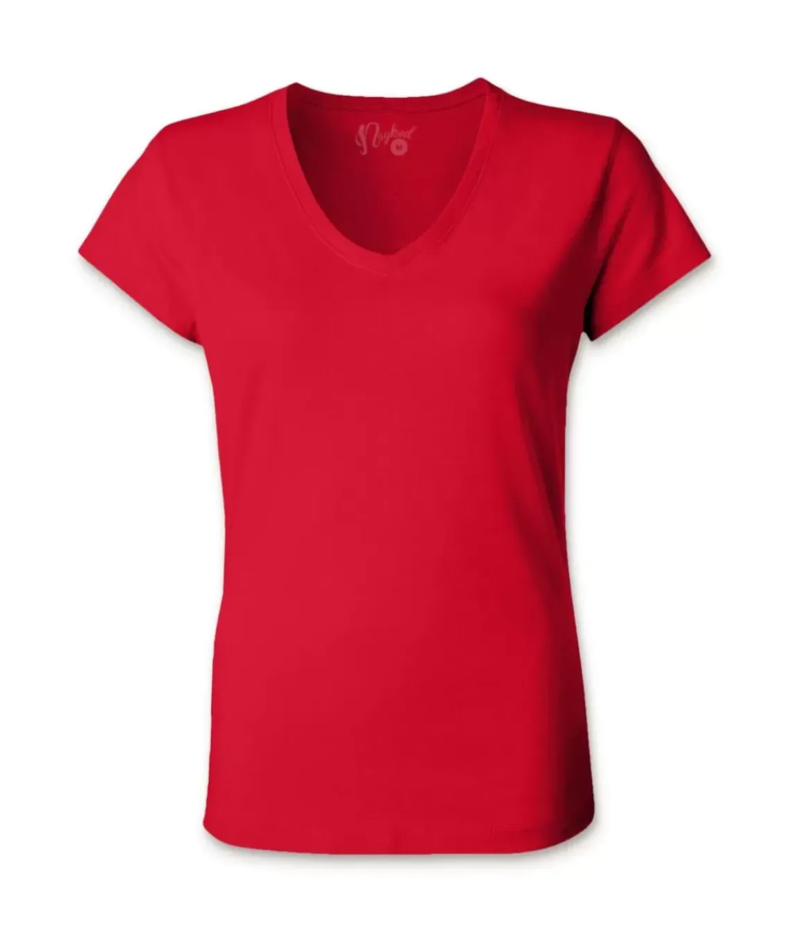 Women'S Ridiculously Soft 100% Cotton Fitted V-Neck T-Shirt