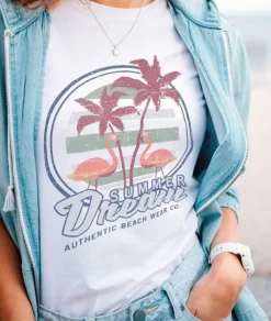 Women'S Ridiculously Soft 100% Cotton Graphic Tee | Summer Dream