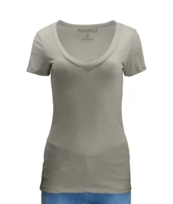 Women'S Ridiculously Soft Midweight V-Neck T-Shirt