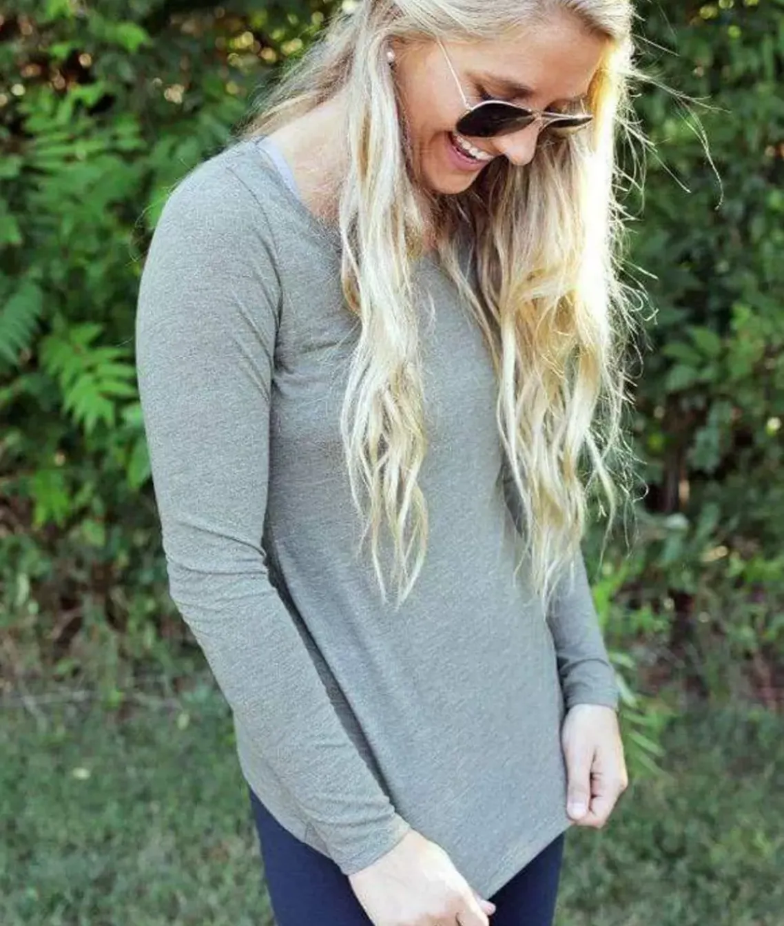 Women'S Ridiculously Soft Lightweight Long Sleeve Scoop-Neck T-Shirt