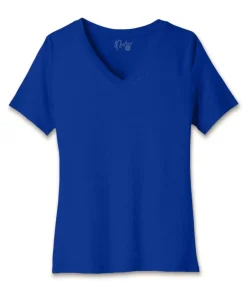 Women'S Ridiculously Soft Relaxed Fit 100% Cotton V-Neck T-Shirt