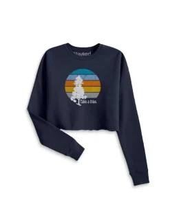 Women'S Ridiculously Soft Cropped Graphic Pullover Sweatshirt | Take A Hike