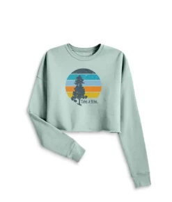 Women'S Ridiculously Soft Cropped Graphic Pullover Sweatshirt | Take A Hike
