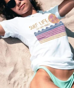 Women'S Ridiculously Soft 100% Cotton Graphic Tee | Surf Life