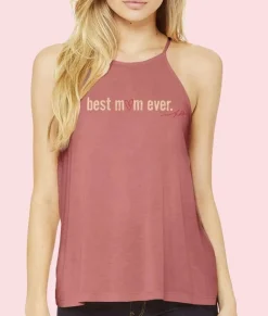 Women'S Ridiculously Soft High Neck Graphic Tank | Best Mom Ever