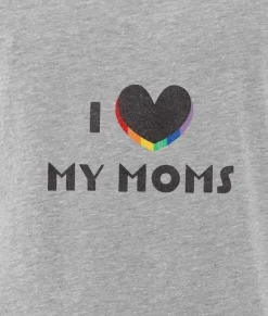 Women'S Ridiculously Soft Vintage Oversized Graphic Tee | I Love My Moms