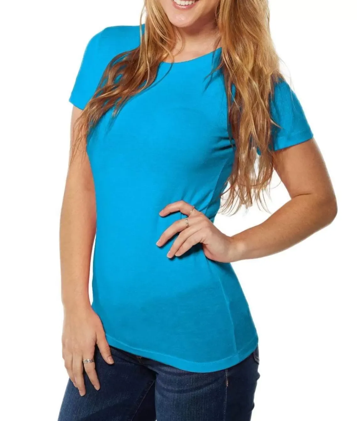 Women'S Ridiculously Soft Lightweight Crew Neck T-Shirt