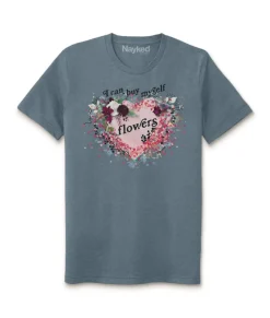 Women'S Ridiculously Soft Oversized Sueded Graphic T-Shirt | I Can Buy Myself Flowers