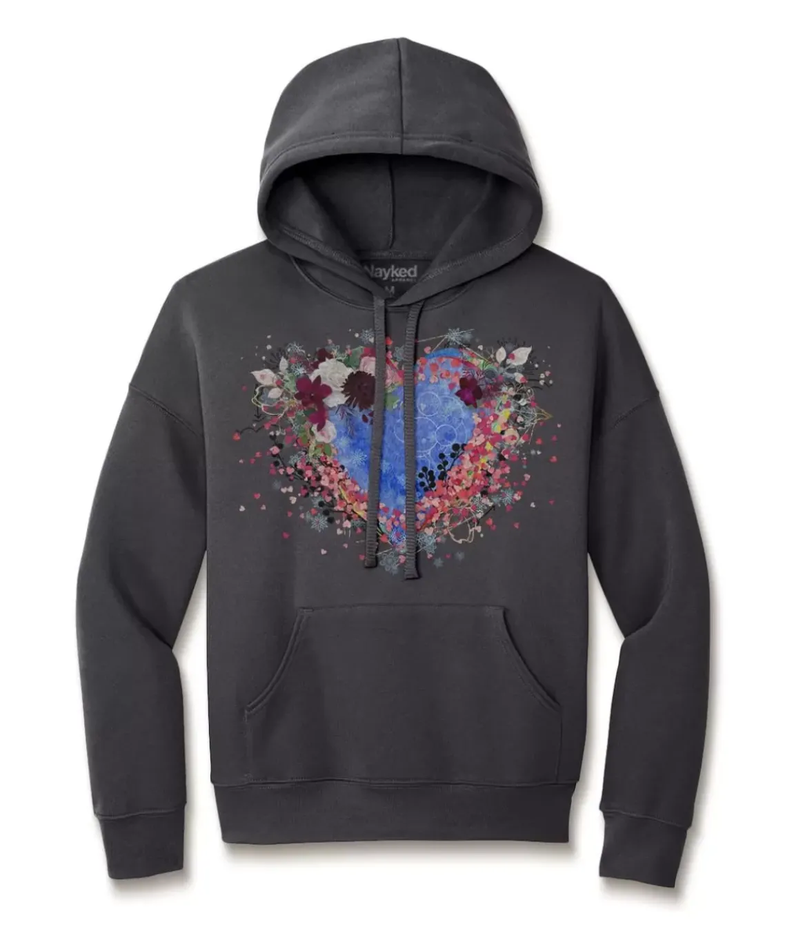 Women'S Ridiculously Soft Oversized Graphic Fleece Hoodie | Heart Art