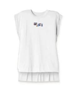 Women'S Ridiculously Soft Flowy Rolled Cuff Muscle Graphic Tee | Loved