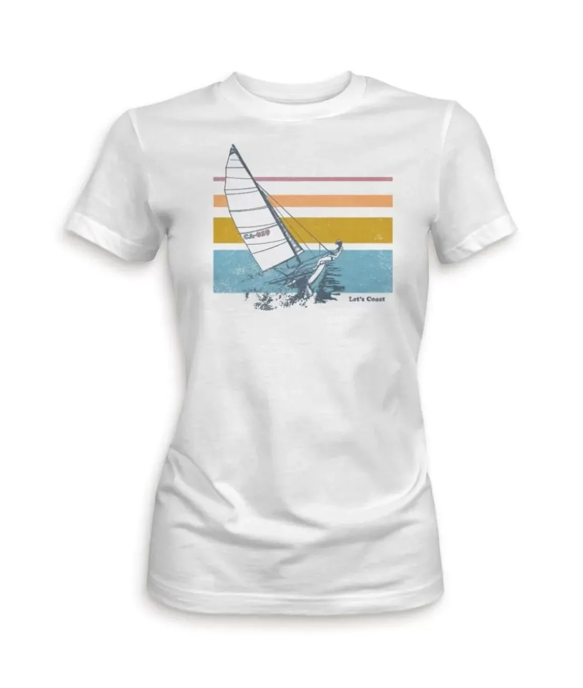Women'S Ridiculously Soft Midweight Graphic Tee | Let'S Coast