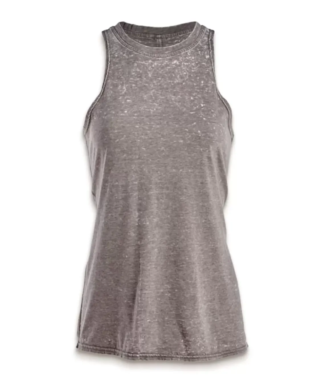 Women'S Ridiculously Soft Burnout High Neck Tank Top