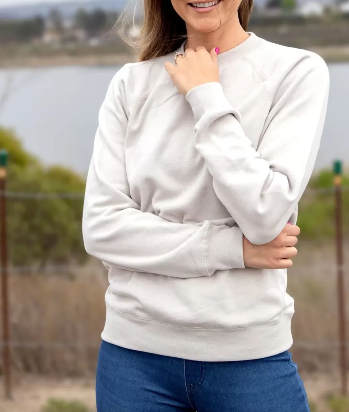 Women'S Ridiculously Soft Boyfriend Raglan Pullover