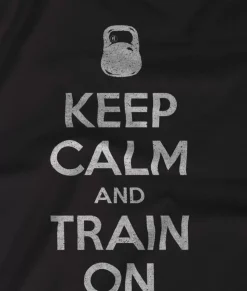 Women'S Ridiculously Soft Cropped Racerback Graphic Tank | Keep Calm