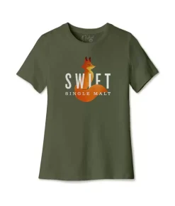 Women'S Ridiculously Soft Relaxed Fit 100% Cotton Graphic T-Shirt | Swift Single Malt