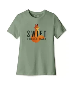 Women'S Ridiculously Soft Relaxed Fit 100% Cotton Graphic T-Shirt | Swift Single Malt