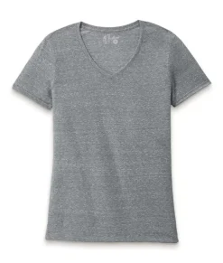 Women'S Ridiculously Soft Snow Heather V-Neck T-Shirt
