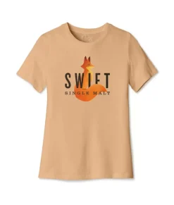 Women'S Ridiculously Soft Relaxed Fit 100% Cotton Graphic T-Shirt | Swift Single Malt