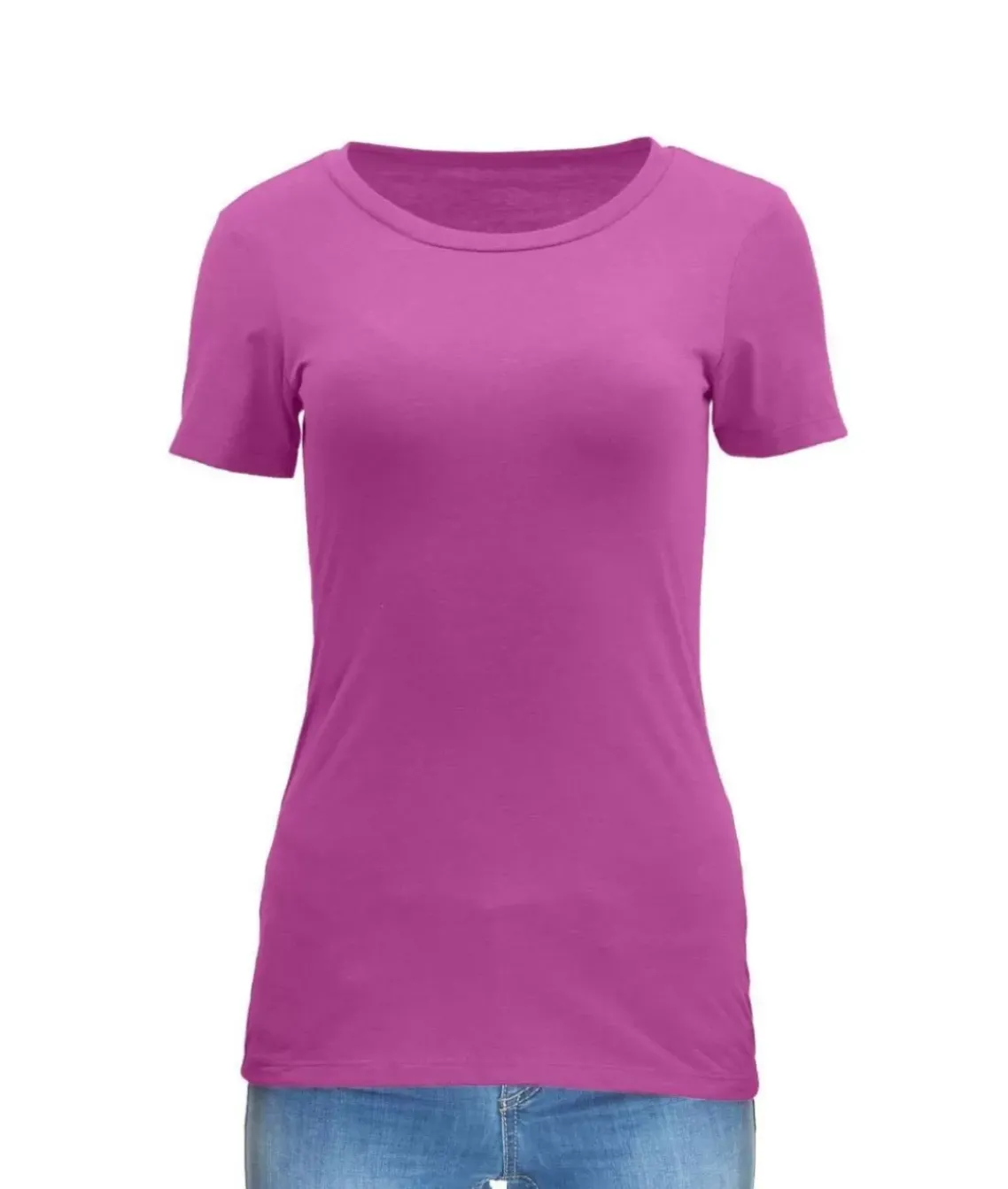Women'S Ridiculously Soft Midweight Crew Neck T-Shirt