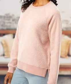 Women'S Snuggly Soft Reverse Fleece Sweatshirt