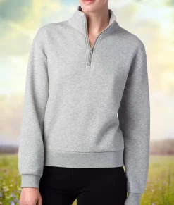 Women'S Soft Eco Friendly Quarter-Zip