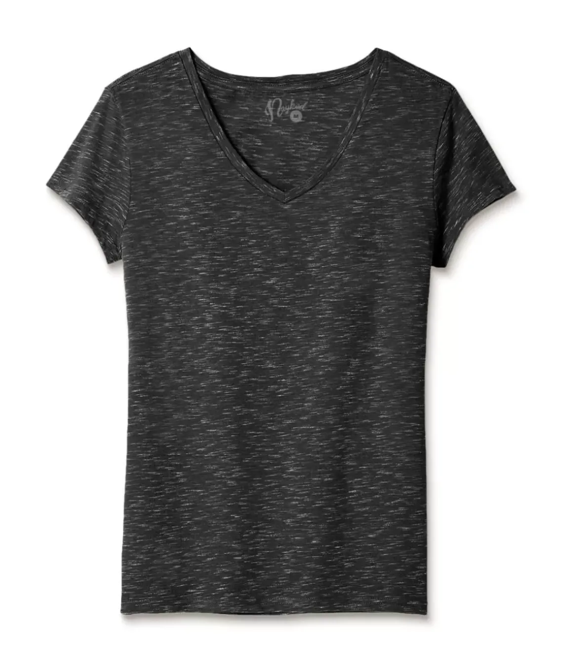 Women'S Soft Lightweight Marled V-Neck T-Shirt