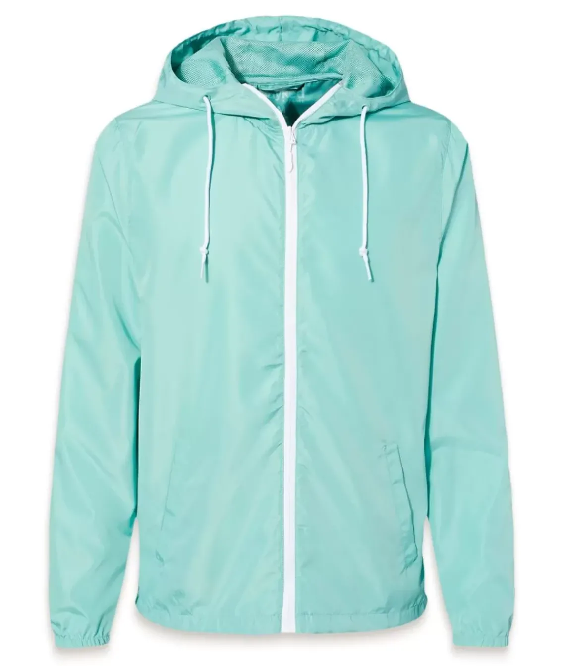 Women'S Soft Lightweight Oversized Full-Zip Windbreaker Jacket