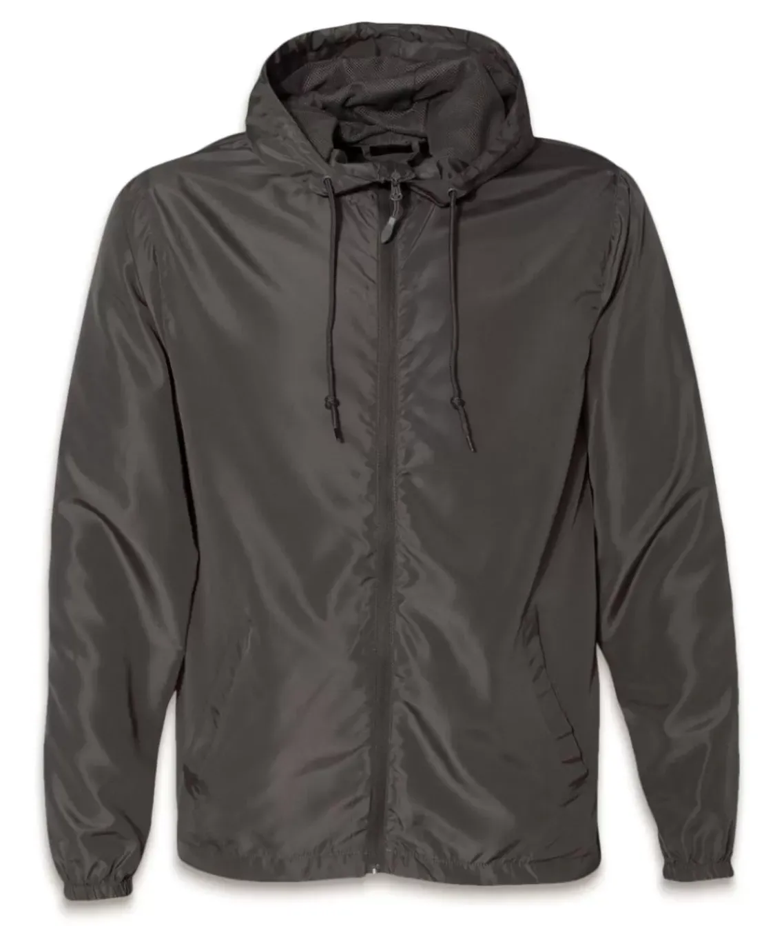 Women'S Soft Lightweight Oversized Full-Zip Windbreaker Jacket