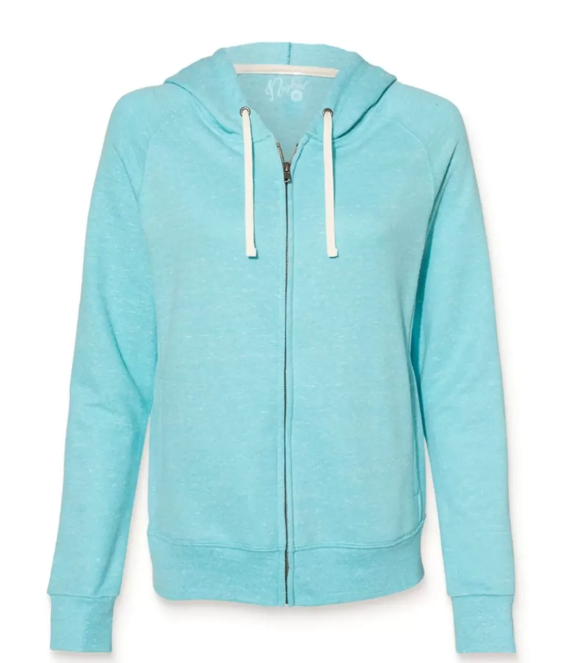 Women'S Soft Snow Heather French Terry Full-Zip Hoodie