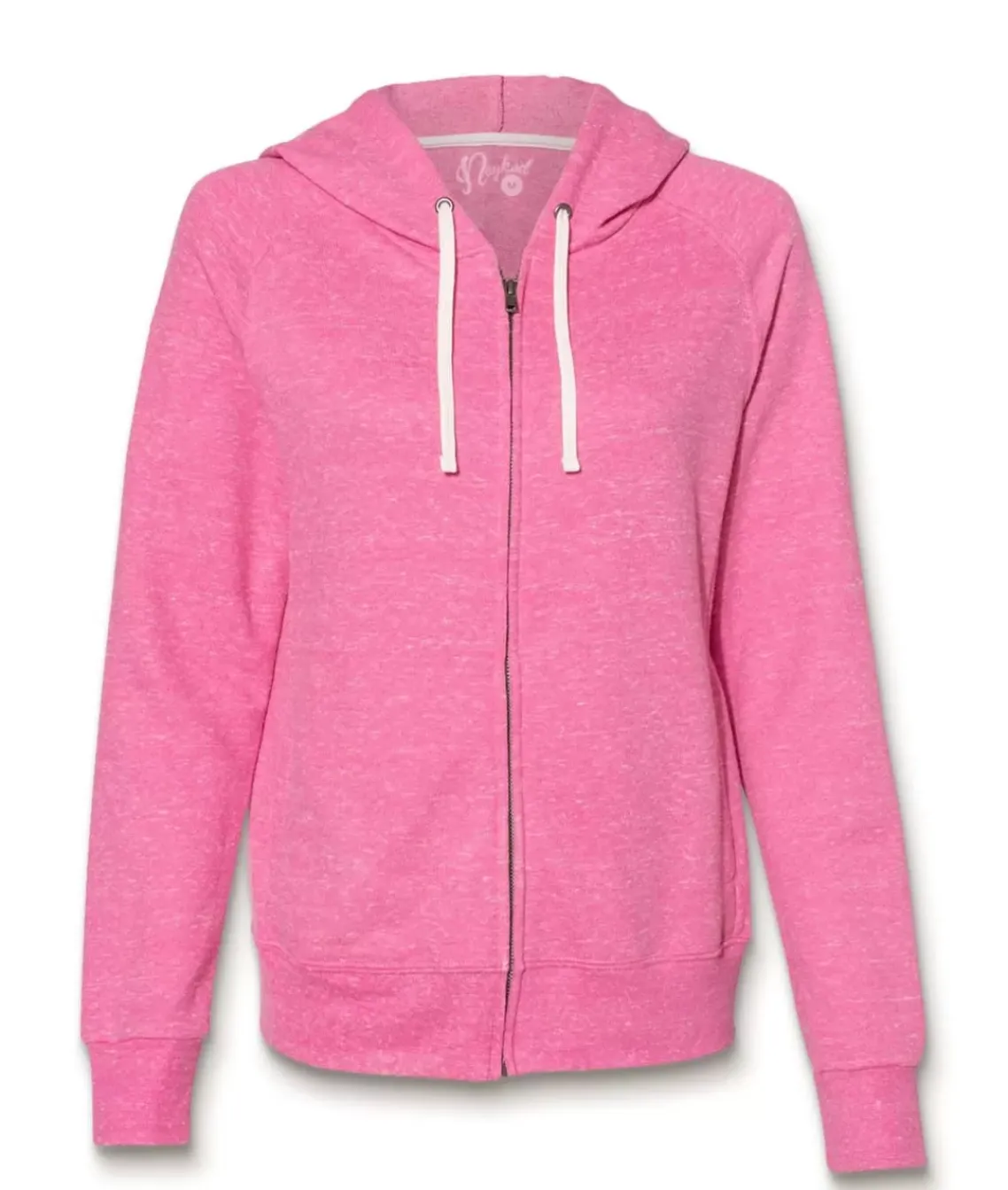 Women'S Soft Snow Heather French Terry Full-Zip Hoodie