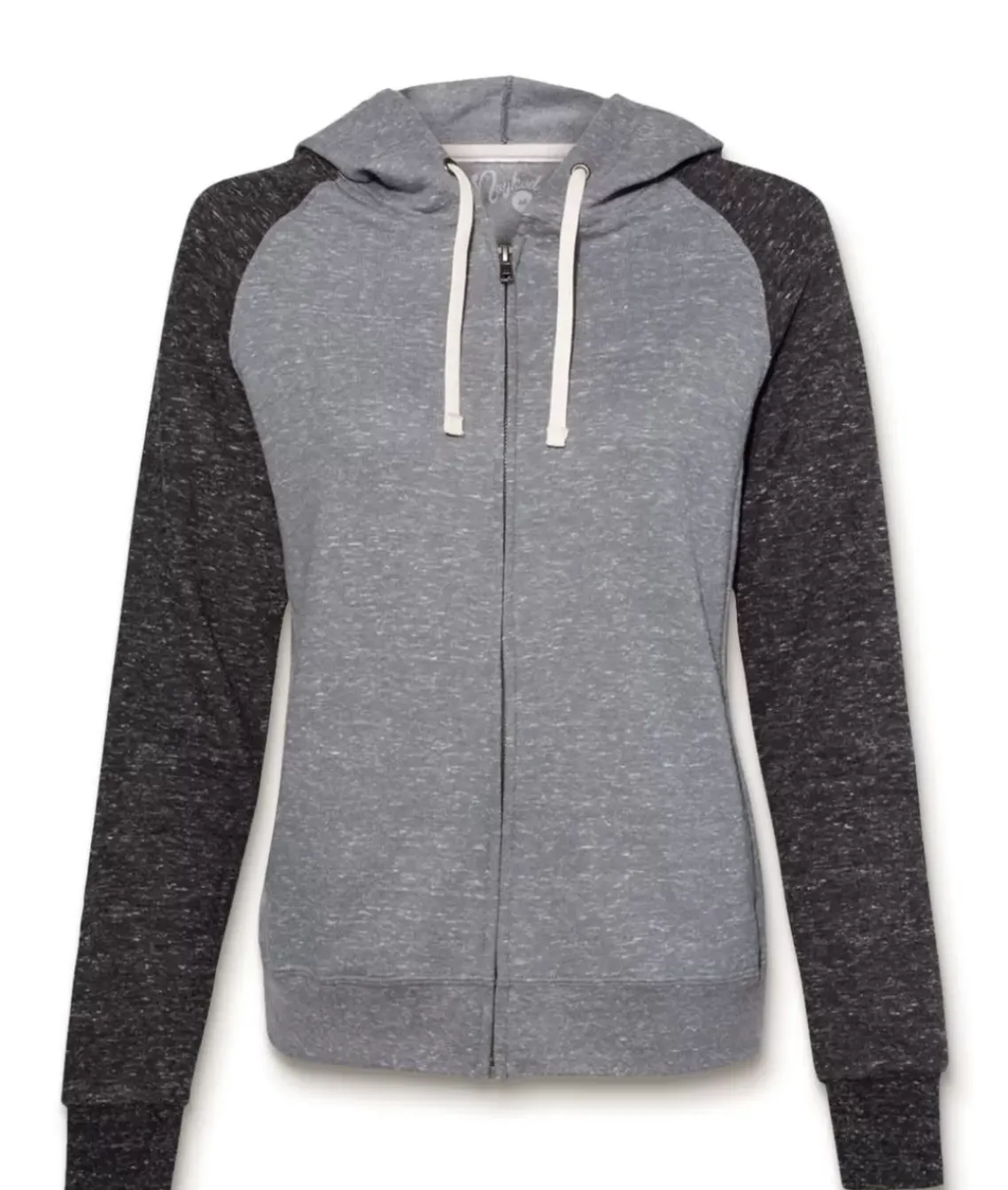 Women'S Soft Snow Heather French Terry Full-Zip Hoodie