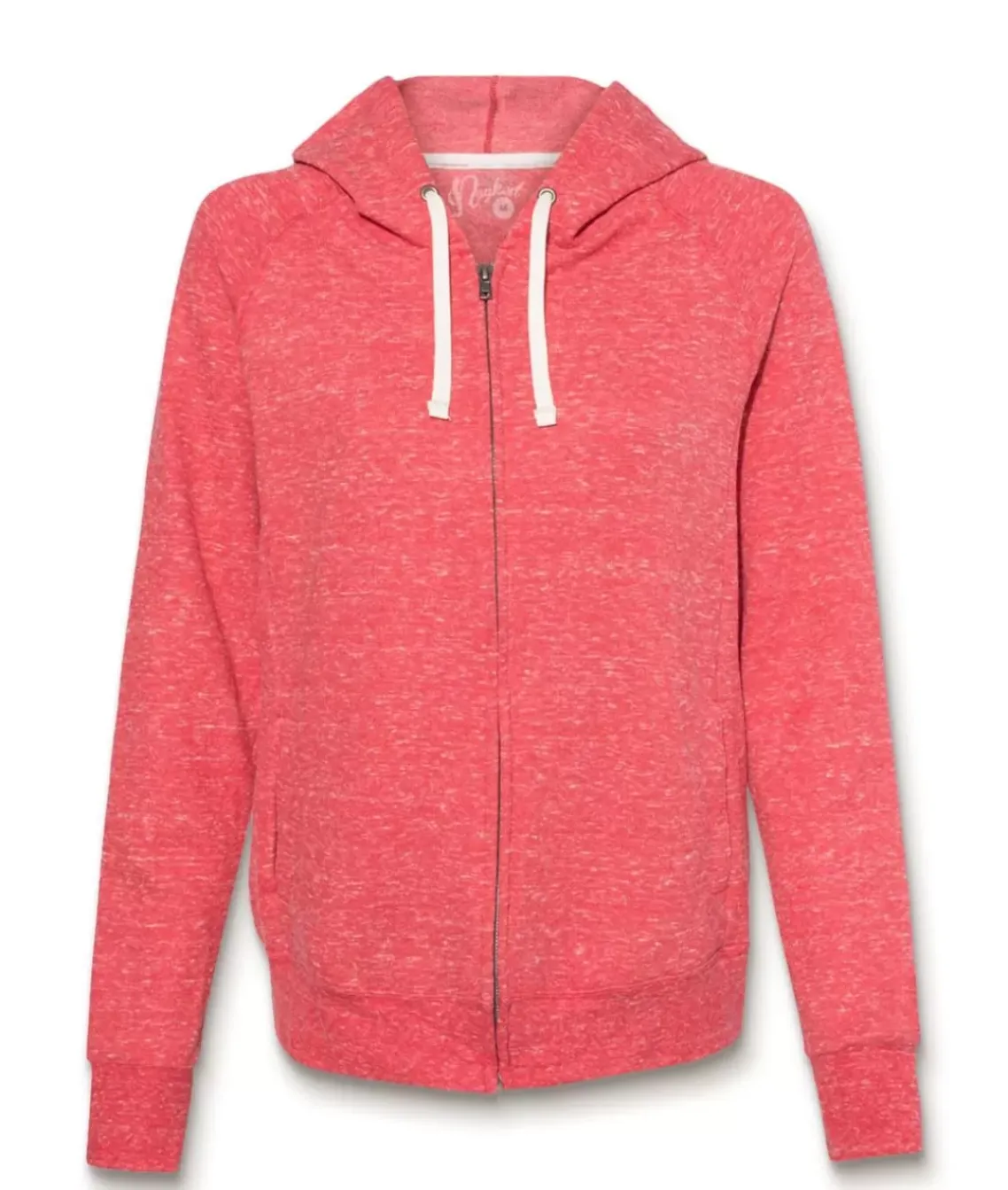 Women'S Soft Snow Heather French Terry Full-Zip Hoodie