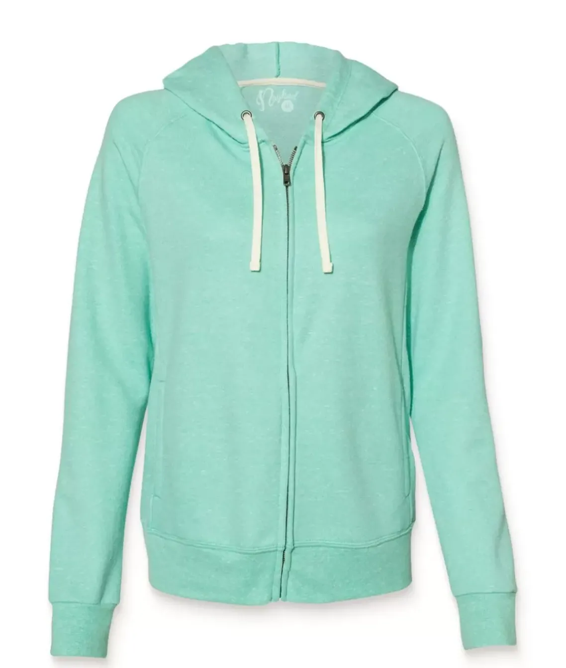 Women'S Soft Snow Heather French Terry Full-Zip Hoodie