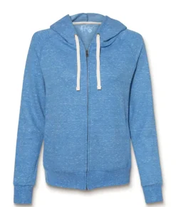 Women'S Soft Snow Heather French Terry Full-Zip Hoodie
