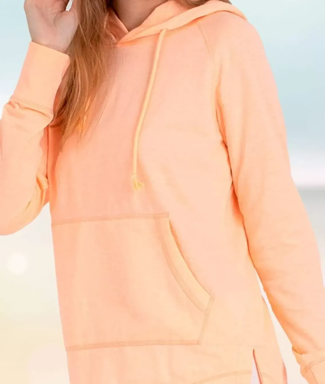 Women'S Soft Tunic Fleece Hoodie