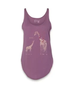 Women'S Split Side Graphic Tank | Mama Giraffe