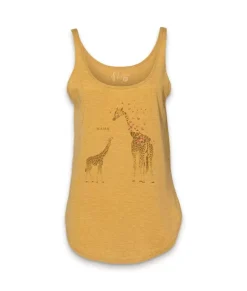 Women'S Split Side Graphic Tank | Mama Giraffe